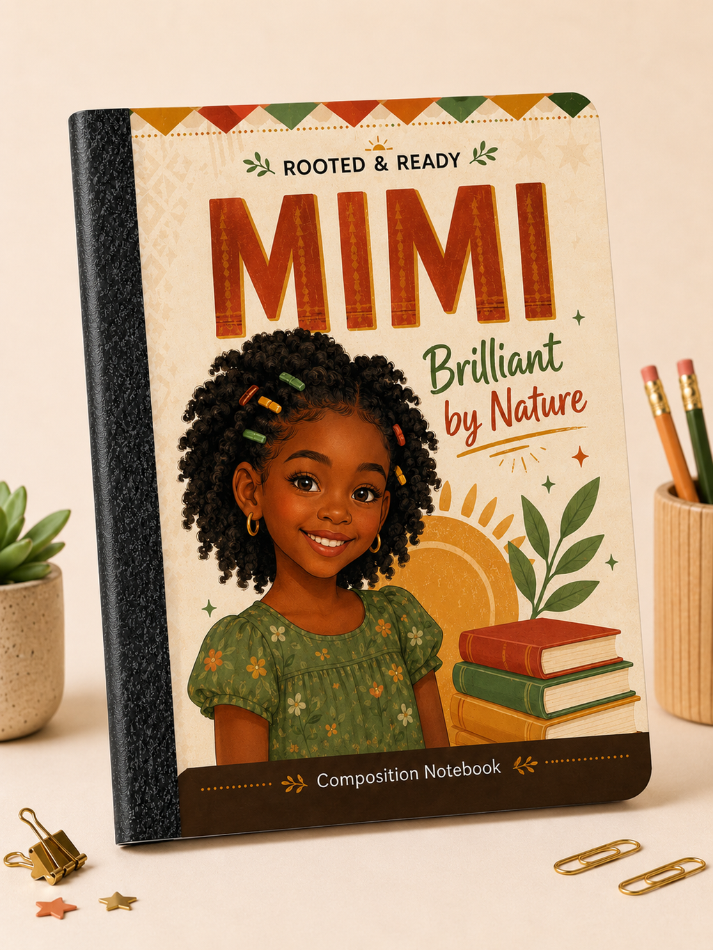 Rooted & Ready — Personalized Back-to-School Composition Notebooks (Digital Download)